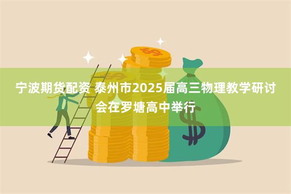 宁波期货配资 泰州市2025届高三物理教学研讨会在罗塘高中举行