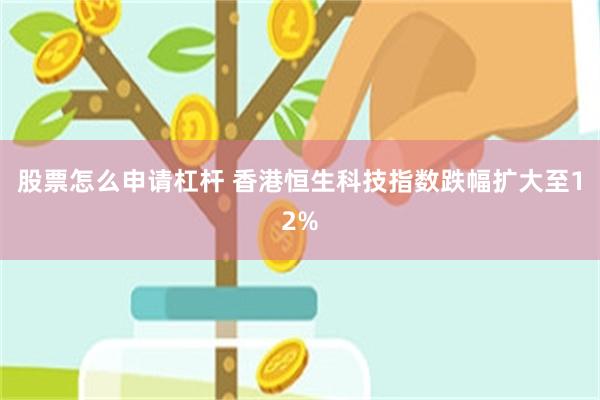 股票怎么申请杠杆 香港恒生科技指数跌幅扩大至12%