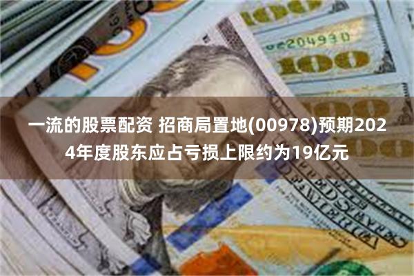 一流的股票配资 招商局置地(00978)预期2024年度股东应占亏损上限约为19亿元